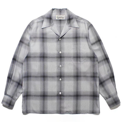 GUILTYPARTIES TIGER Shirts checked striped Hawaiian long-sleeved shirt