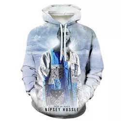 Nipsey Hussle Hoodie 3D Printing plus Size Sweater