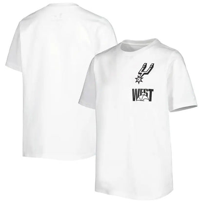 NBA T-Shirts Outdoor Sports T-Shirt Men's NBA Spurs Basketball Jacket Short Sleeve