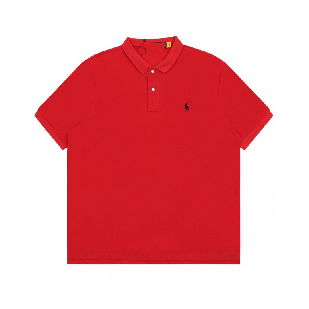 Ralph Lauren POLO shirt RL embroidered lapel POLO loose T-shirt