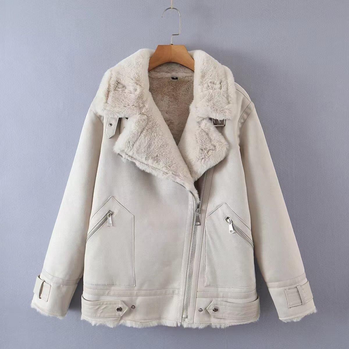 Women Cotton Coat Winter Thickened Suede Coat