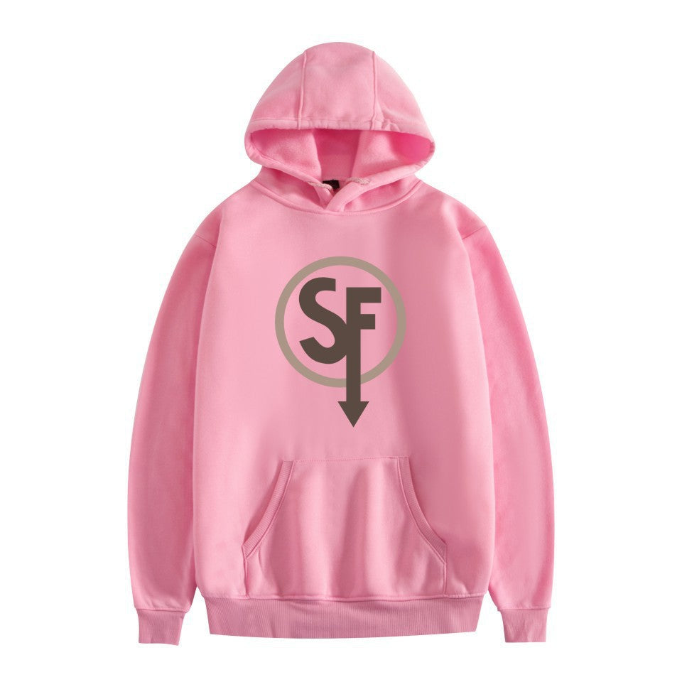 Sally Face Hoodie Fleece-Lined Sally Face Character Print