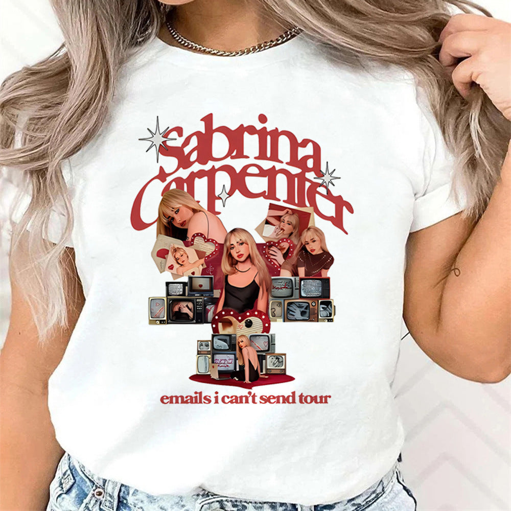 Sabrina Carpenter tshirt women funny manga T Shirt