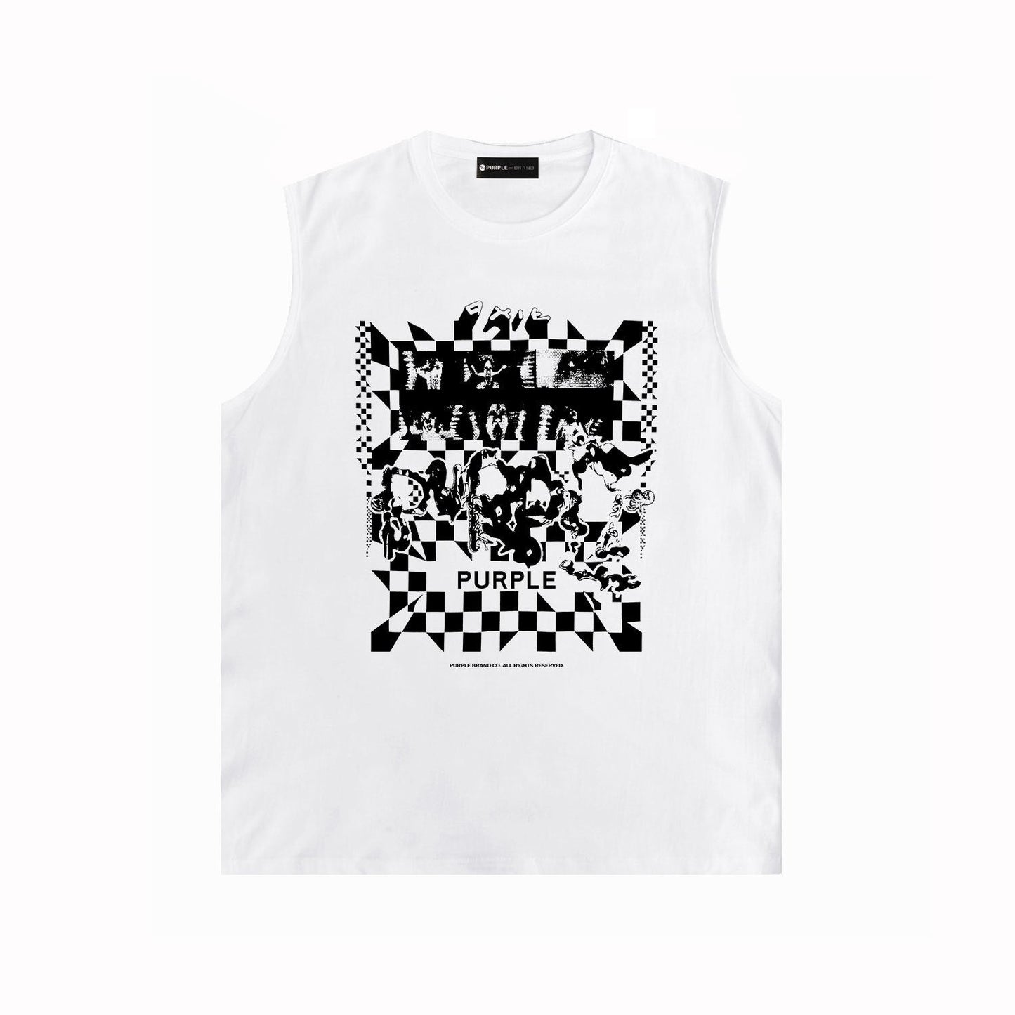 Purple Brand Tank T Shirts Sleeveless T-shirt Vest