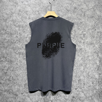 Purple Brand Tank T Shirts Sleeveless T-shirt Vest