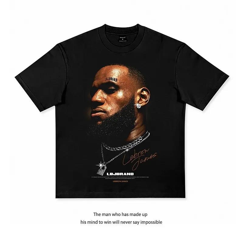 Star T-shirt James 3-ball Curry Booker Morant Oubre American