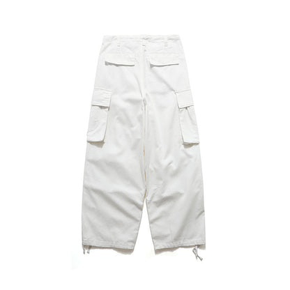 Cargo Pants Retro College Style Loose Casual