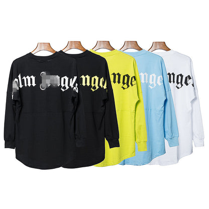 Palm Angle T Shirts Classic Logo Printed Long-Sleeved T-shirt Loose Bottoming Shirt