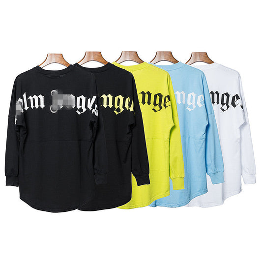 Palm Angle T Shirts Classic Logo Printed Long-Sleeved T-shirt Loose Bottoming Shirt