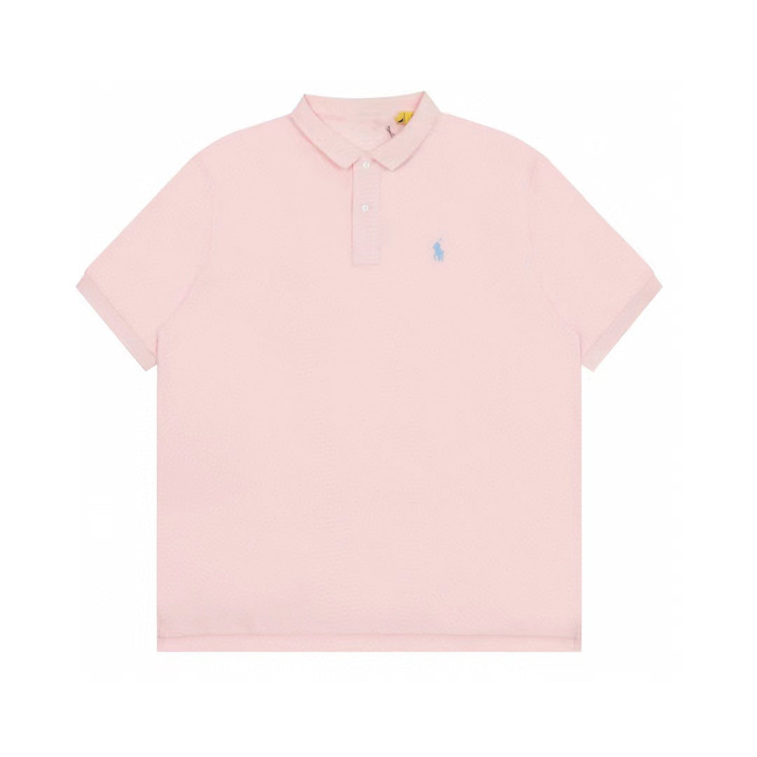 Ralph Lauren POLO shirt RL embroidered lapel POLO loose T-shirt