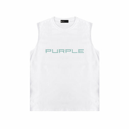 Purple Brand Tank T Shirts Sleeveless T-shirt Vest