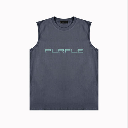 Purple Brand Tank T Shirts Sleeveless T-shirt Vest