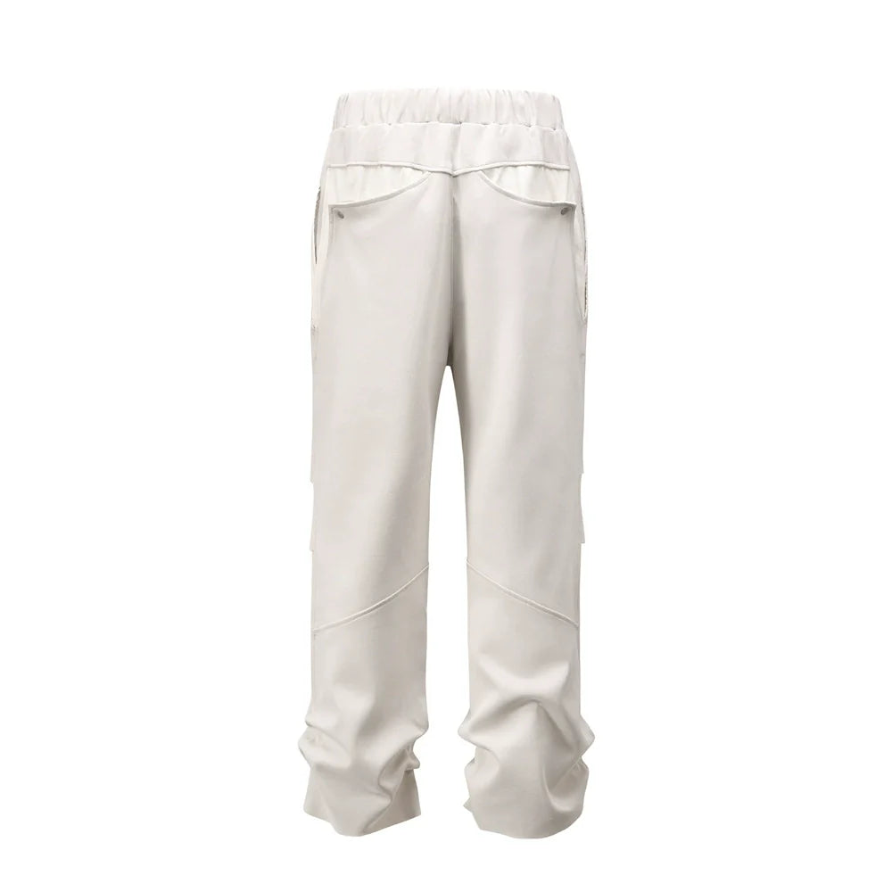 Men Sweatpants Casual Trousers Men Paratrooper Pants Baggy Straight Trousers