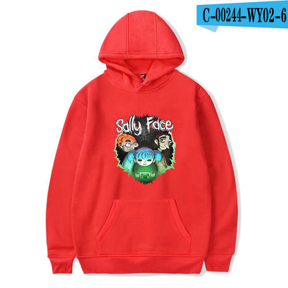 Sally Face Hoodie Game Character Printing Fashion Personality