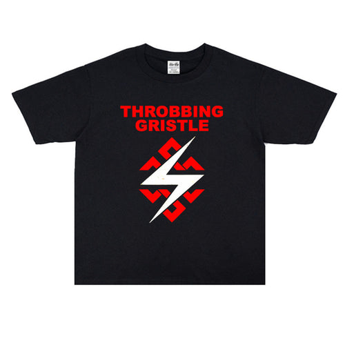 Rock Star T Shirt Experimental Music Industrial Rock Throbbing Gristle Printed T-shirt Men and Women