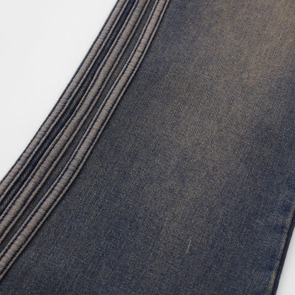 Men Jeans Bell-Bottom Pants Loose Hip Hop Side Stripes