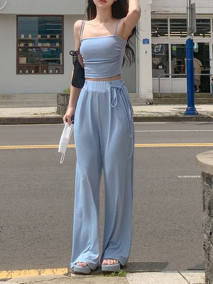 Women Vest Suspenders Suspenders Trousers Two-Piece Fashion Sexy