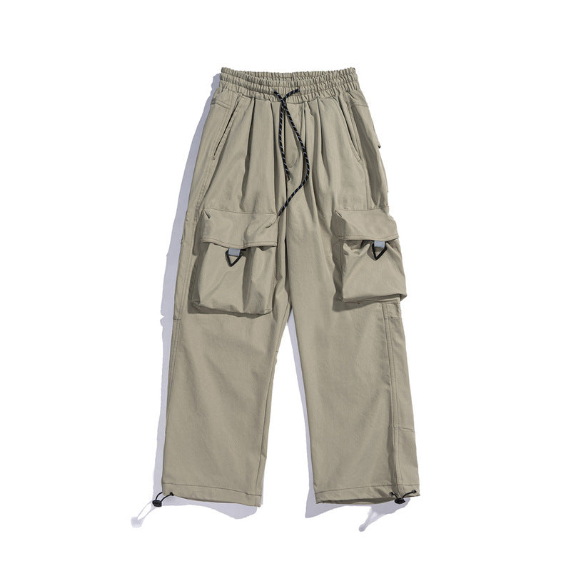 Cargo Pants Adjustable Drawstring Japanese