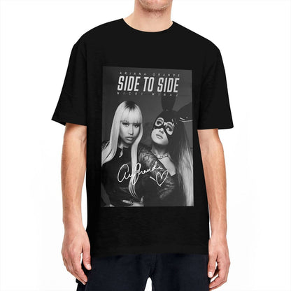 Mens T-Shirt Ariana Grandes Singer T-Shirts Music