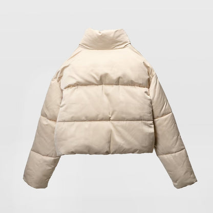 Women Cotton Coat Short Cotton Jacket