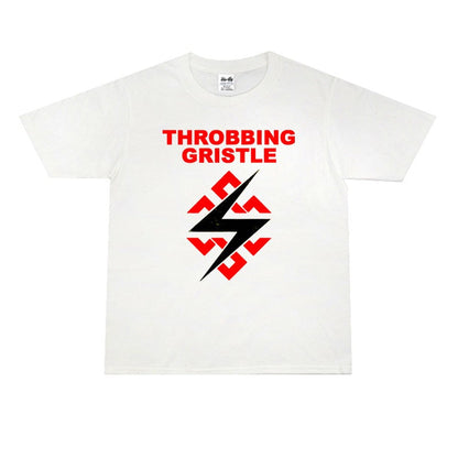 Rock Star T Shirt Experimental Music Industrial Rock Throbbing Gristle Printed T-shirt Men and Women