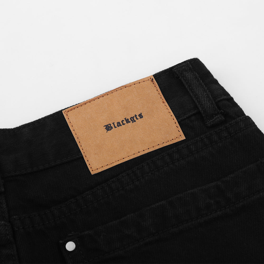 Men Jeans Bell-Bottom Pants Hip-Hop Fashionable Brand Loose