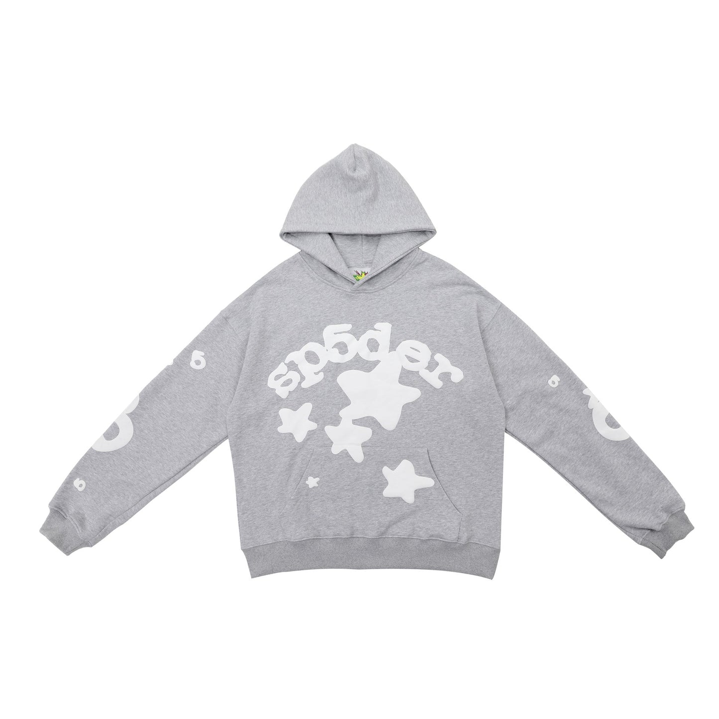 Sp5der Hoodie Spider Web Star Printed Casual