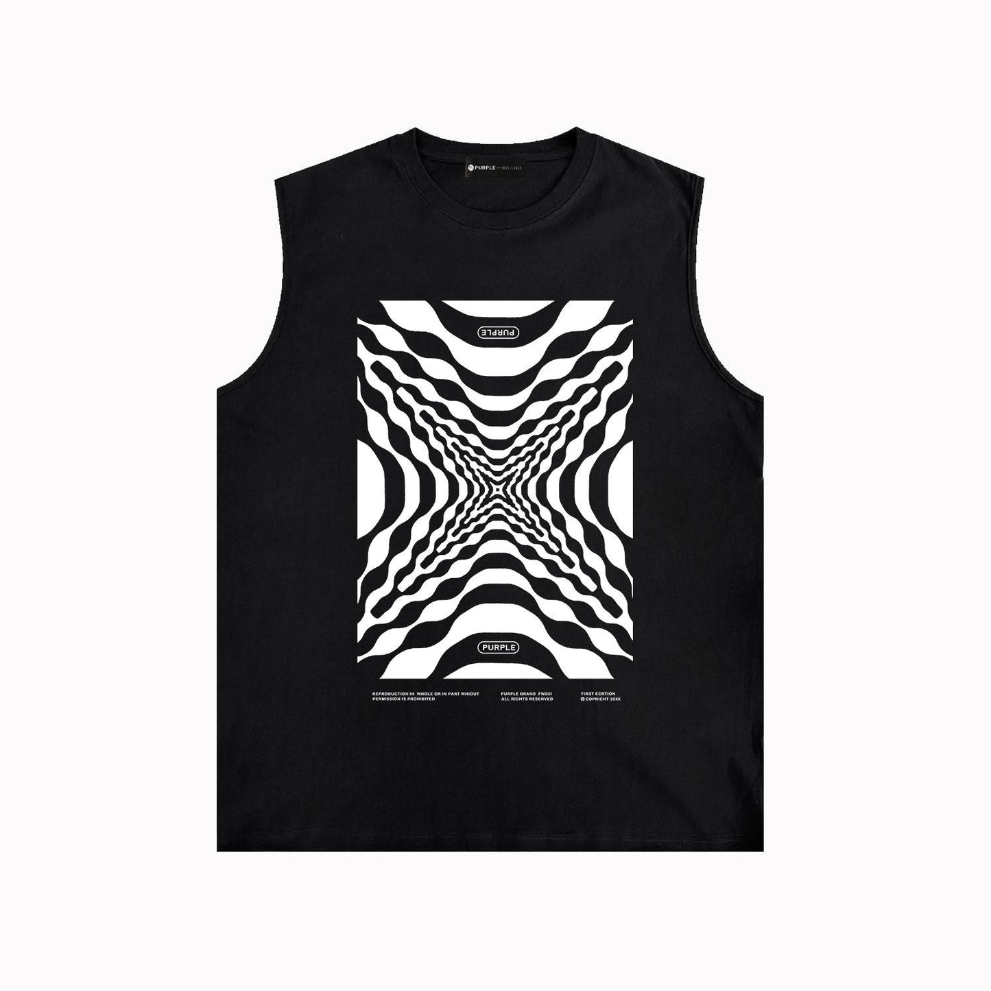 Purple Brand Tank T Shirts Sleeveless T-shirt Vest