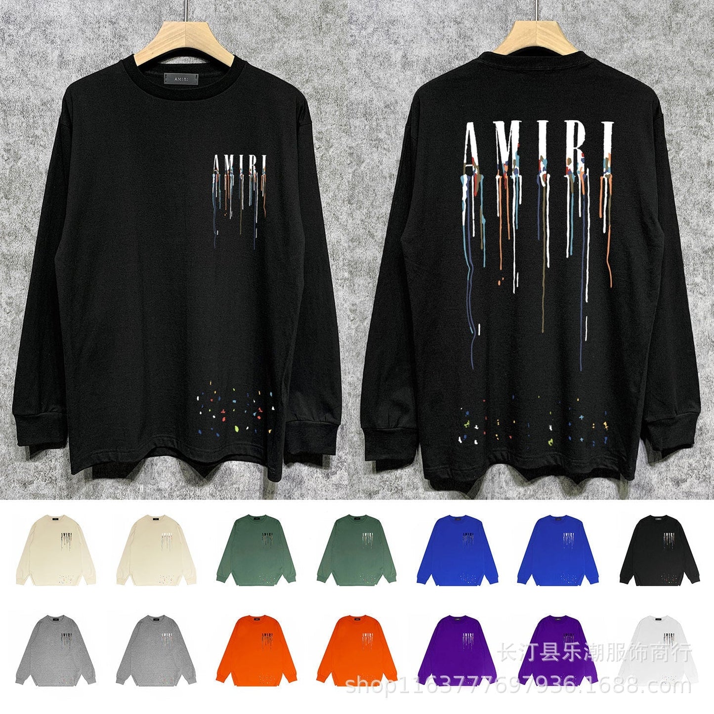 Amiri Sweatshirt Long Sleee Shirts