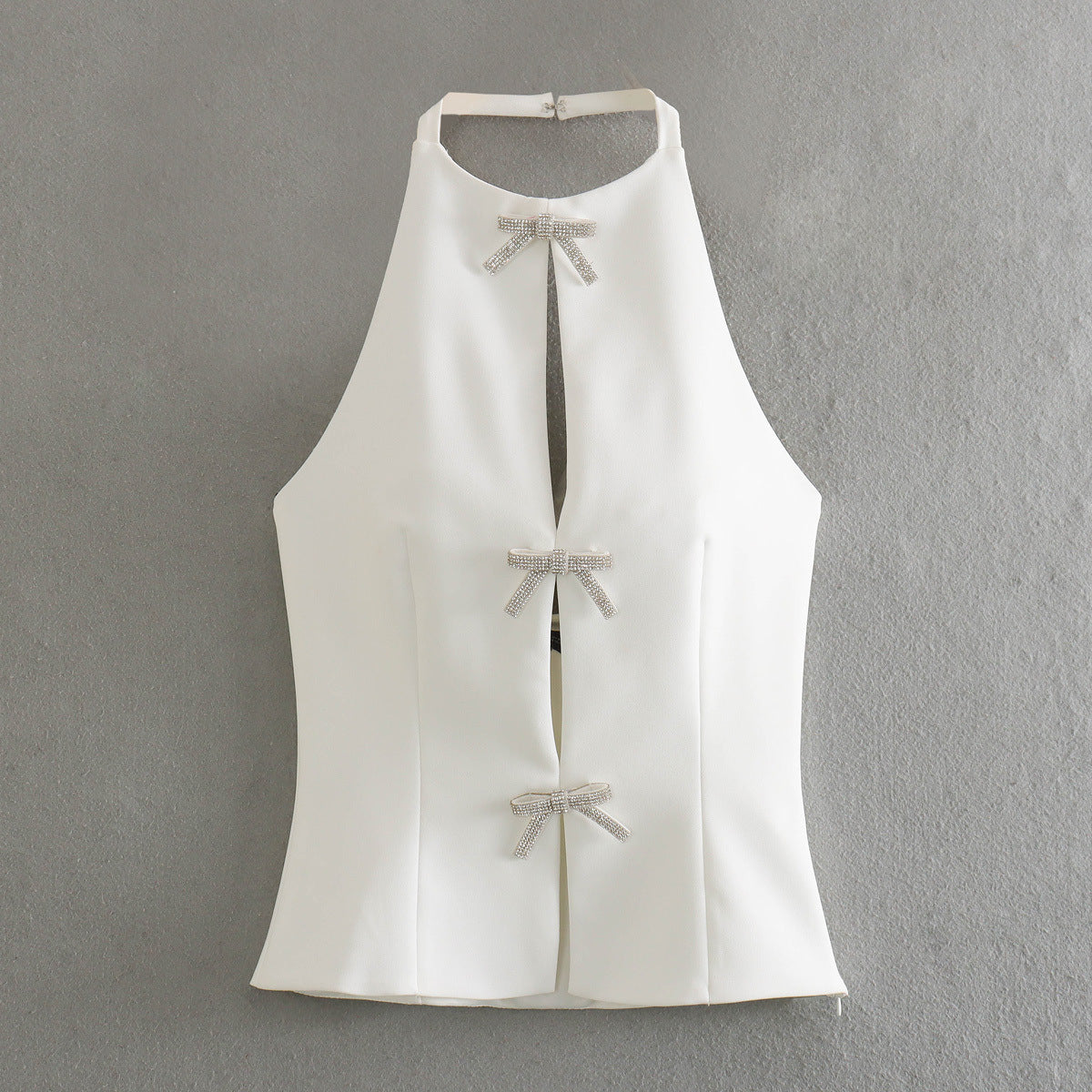 Women Tops Summer Bow Top Sexy Vest