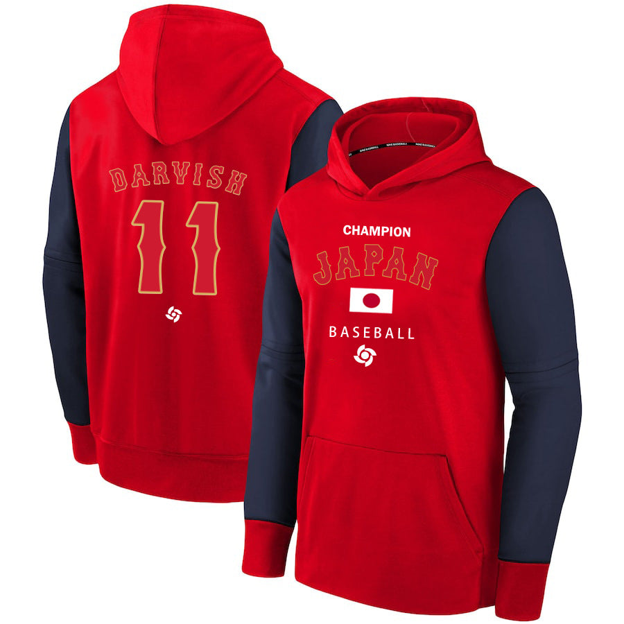 MLB Hoodie WBC Japan Shohei Otani 1 sweater baseball jersey hoodie (Part 3)