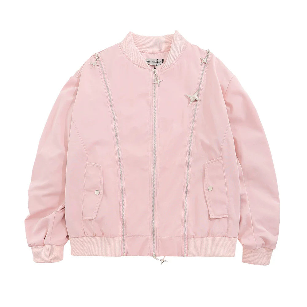 Men Jacket Coat Jacket Men's Autumn and Winter Loose Boxer Brooch Coat