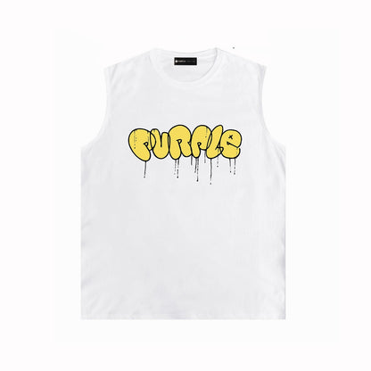 Purple Brand Tank T Shirts Sleeveless T-shirt Vest