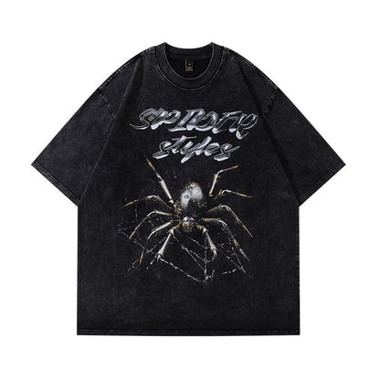Men's T-Shirt Printed Short-Sleeved T-shirt for Men and Women