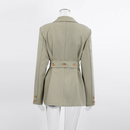 Women Trench Coat Autumn and Winter Suit Loose Casual Jacket