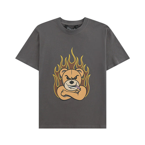 Palm Angle T Shirts Violent Bear Pattern