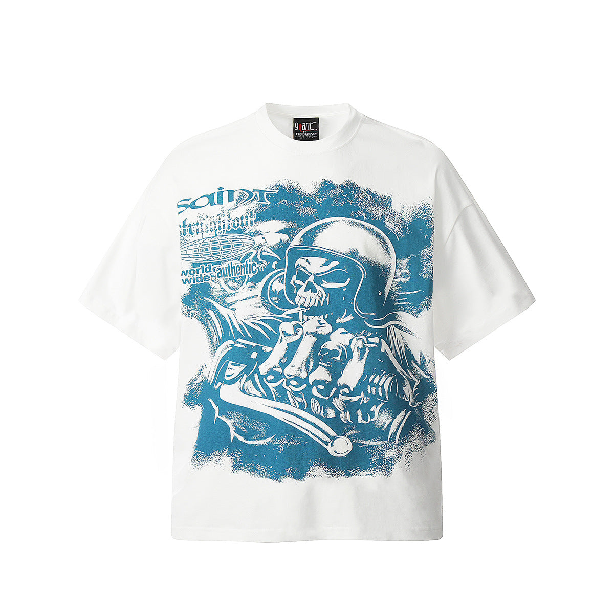 Unisex T-Shirts Saint Michael Vintage Comic Loose Short Sleeves