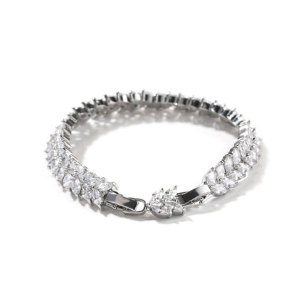 Bracelet Hip Hop Gummy Diamond Bracelet Fashion Metal Street St. Valentine's