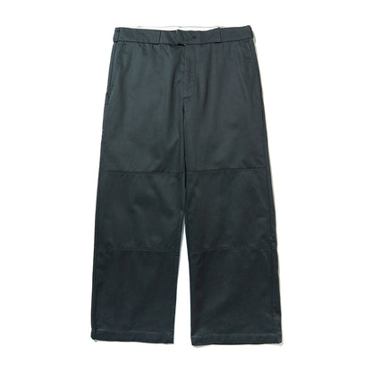 Men Sweatpants Simple Solid Color Straight Cargo Pants Loose Wide Leg Casual Trousers