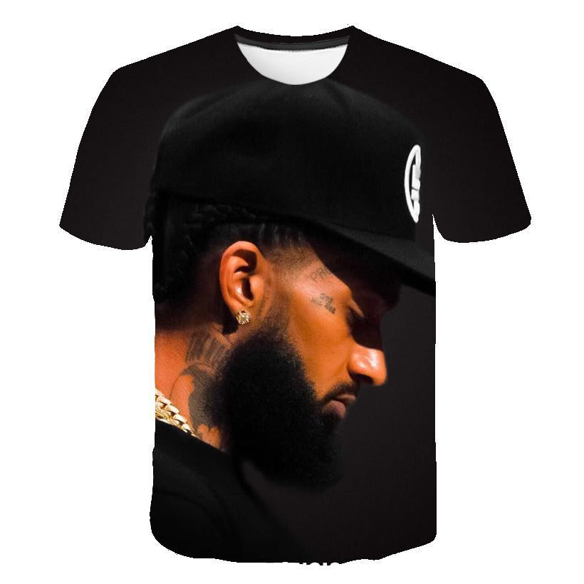 Nipsey Hussle T Shirts Rapper 3D Digital Printing