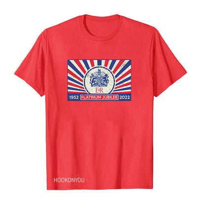 Inspired by Queen's Platinum Jubilee 2022 Elizabeth 70 Years T-shirt Short Sleeve T-shirt