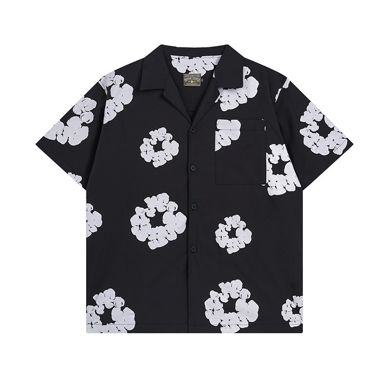 Denim Tears T Shirts Kapok Short-Sleeved Shirt Casual Shirt