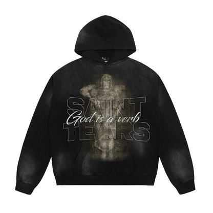 Unisex Hoodies Saint Michael Make Old Baggy Hoodies