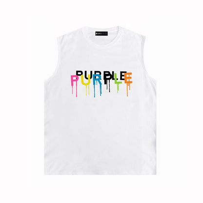 Purple Brand Tank T Shirts Sleeveless T-shirt Vest