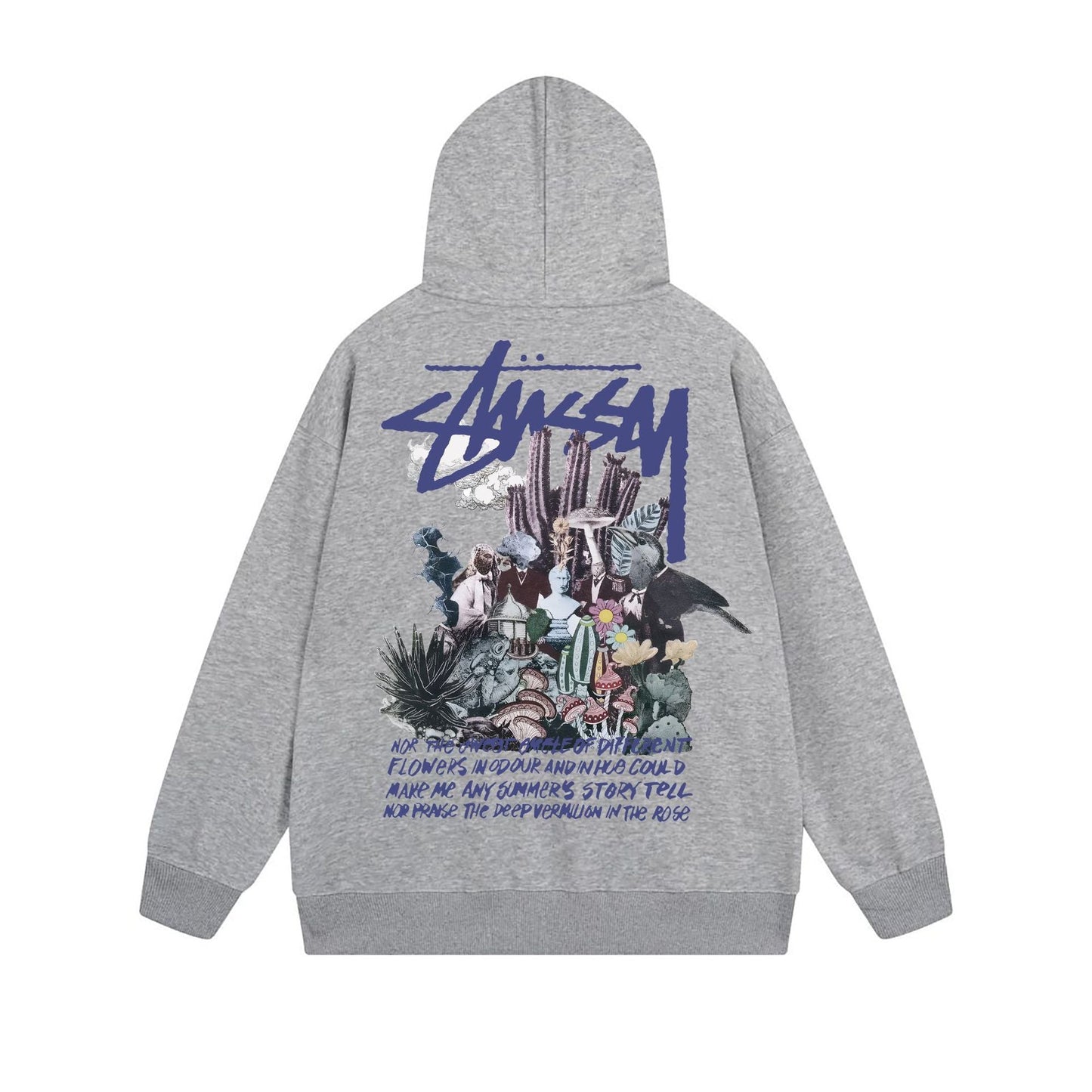 Stussy Hoodie Zip Cardigan Hooded Sweater