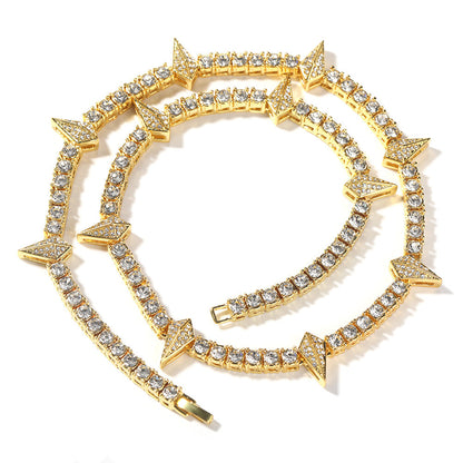 Jewelry Luminous Drip Oil Panther Necklace Alloy Spectrum St. Valentine's