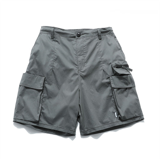 Men Shorts Multi-Pocket Casual Summer Breathable and Loose Workwear