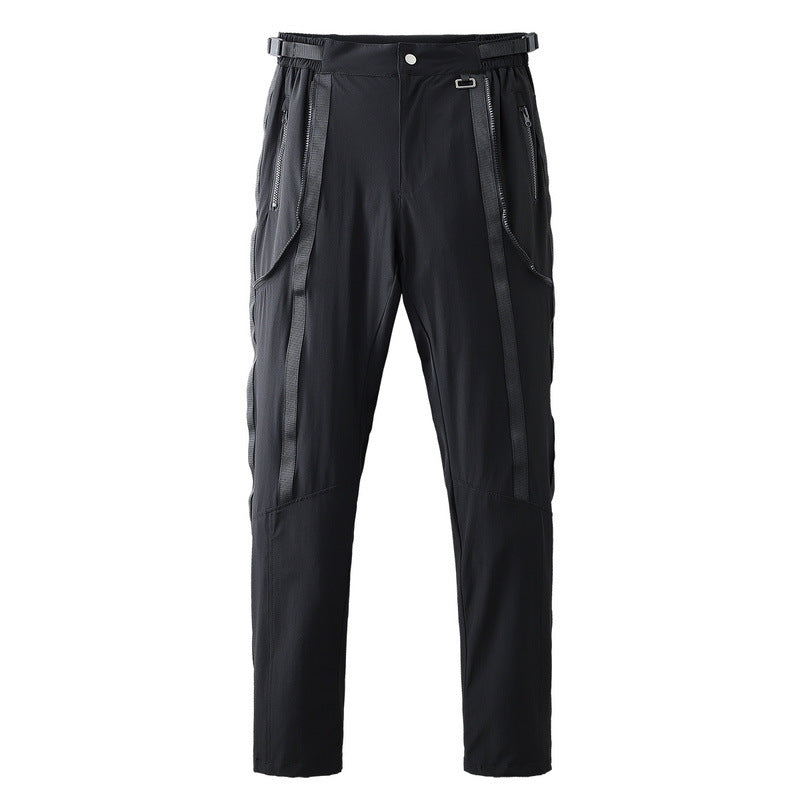 Cargo Pants Overalls Zipper Casual
