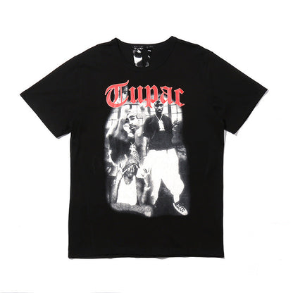 Vlone T Shirts V Printed Short Sleeve T-shirt Men and Women Loose High Street Half Sleeve