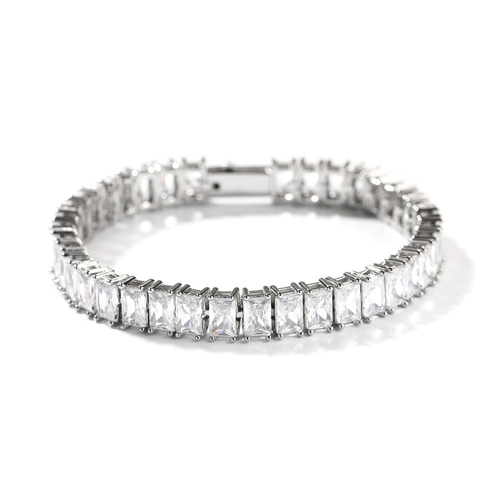 Bracelet Zircon Bracelet Hip Hop Tennis Spectrum St. Valentine's